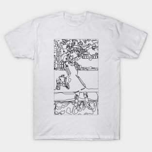 Kyrie Irving Line Art T-Shirt